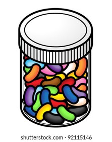 Detail Jelly Bean Jar Clip Art Nomer 13