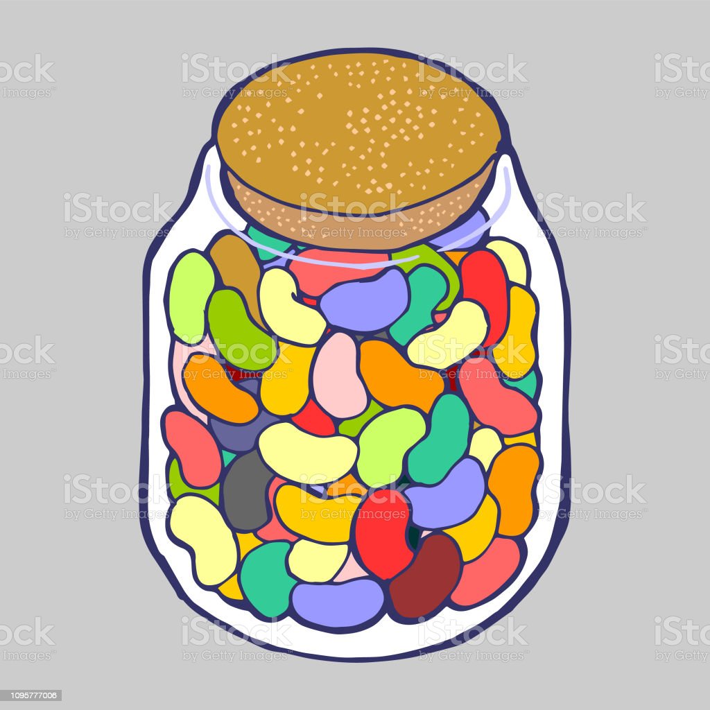 Detail Jelly Bean Jar Clip Art Nomer 18