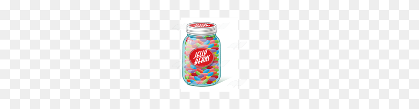 Detail Jelly Bean Jar Clip Art Nomer 42