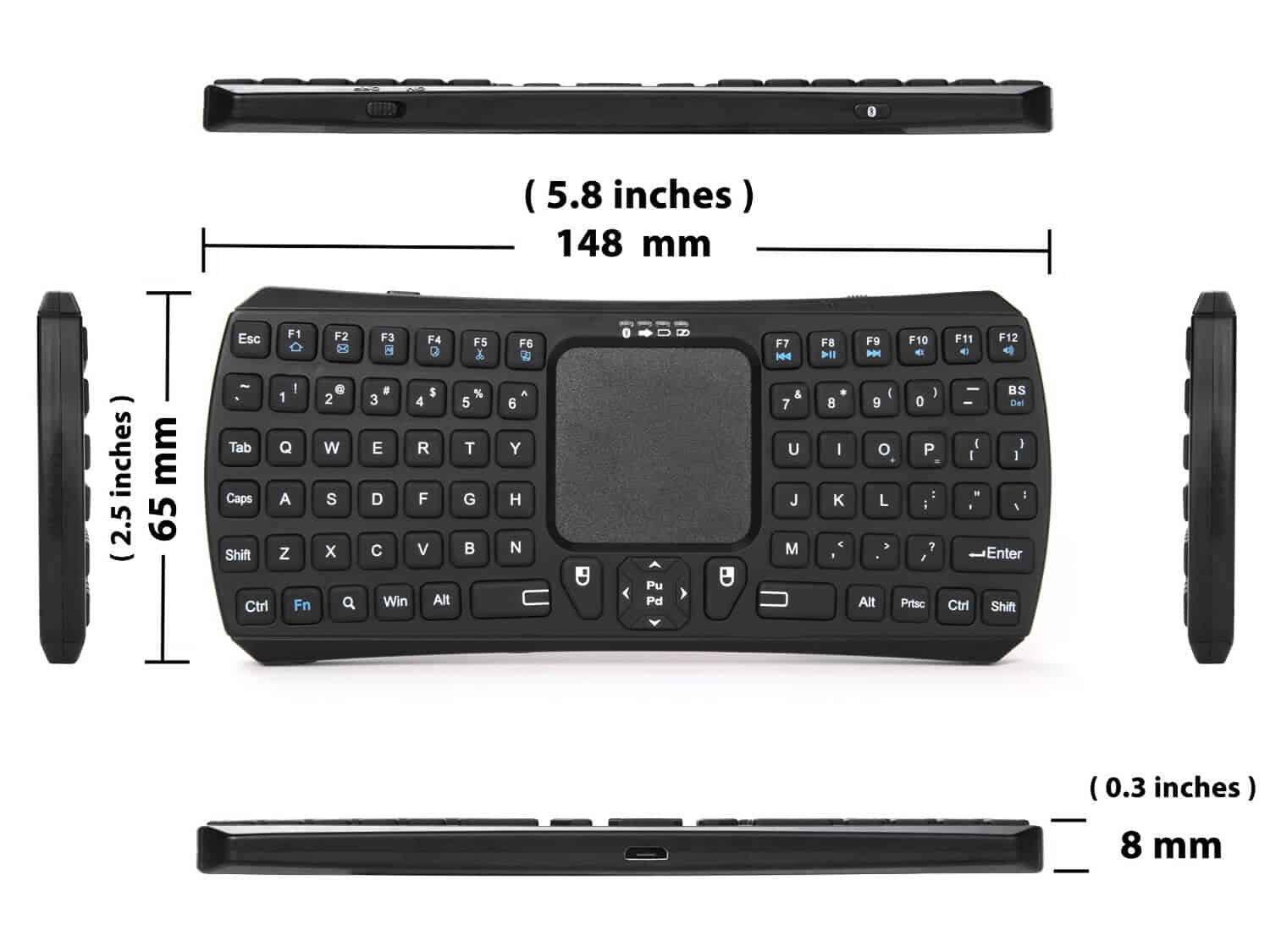 Detail Jelly Comb Mini Bluetooth Keyboard Nomer 2