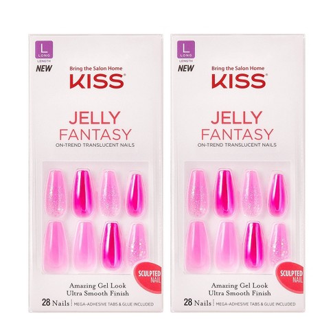 Detail Jelly Fantasy Kiss Nails Nomer 8