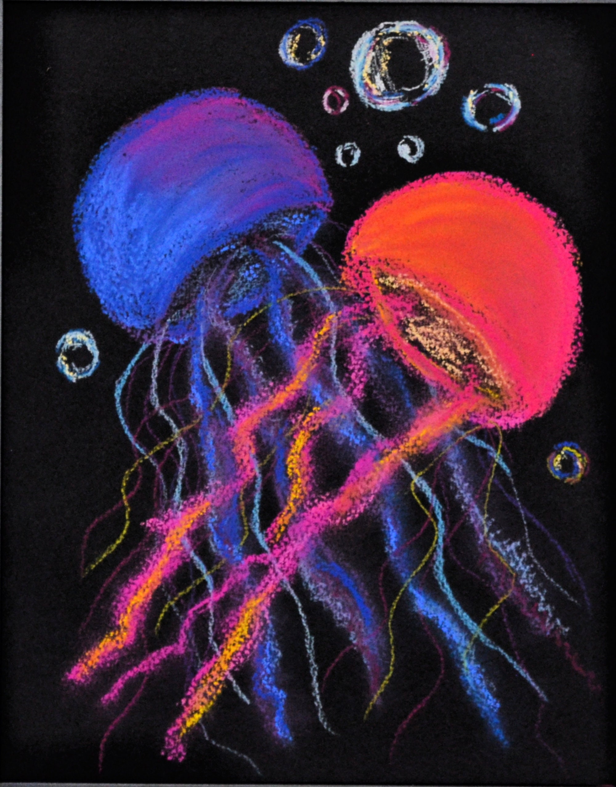 Detail Jellyfish Chalk Art Nomer 26