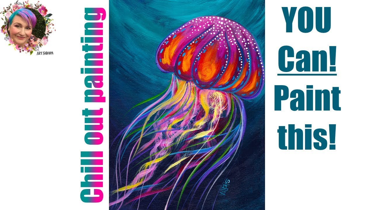 Detail Jellyfish Chalk Art Nomer 46