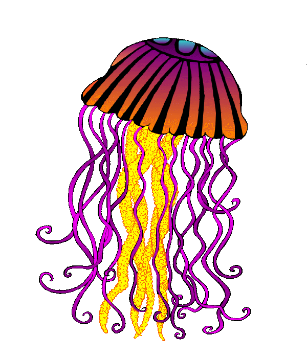 Detail Jellyfish Clip Art Free Nomer 26