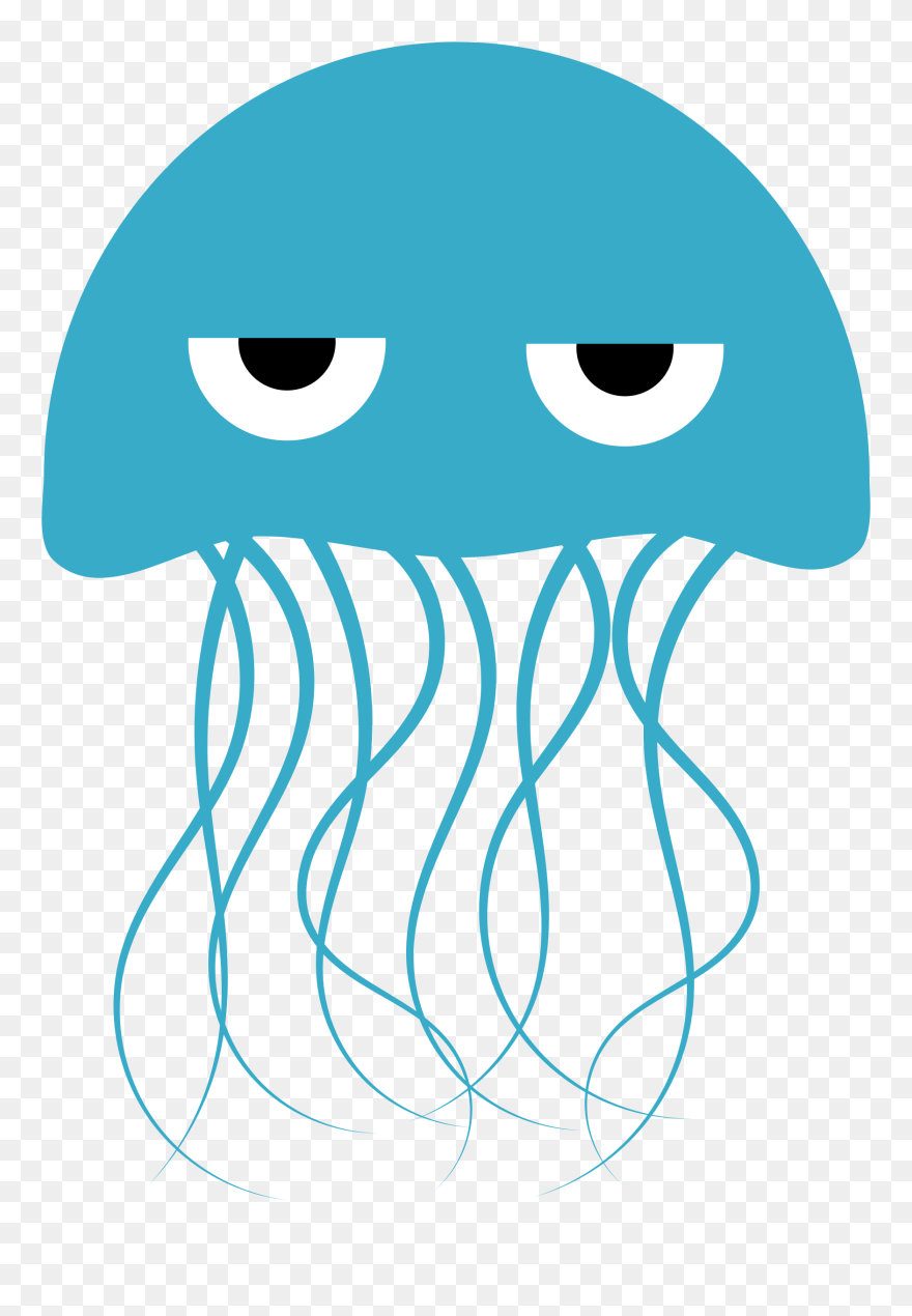 Download Jellyfish Clipart Transparent Nomer 2