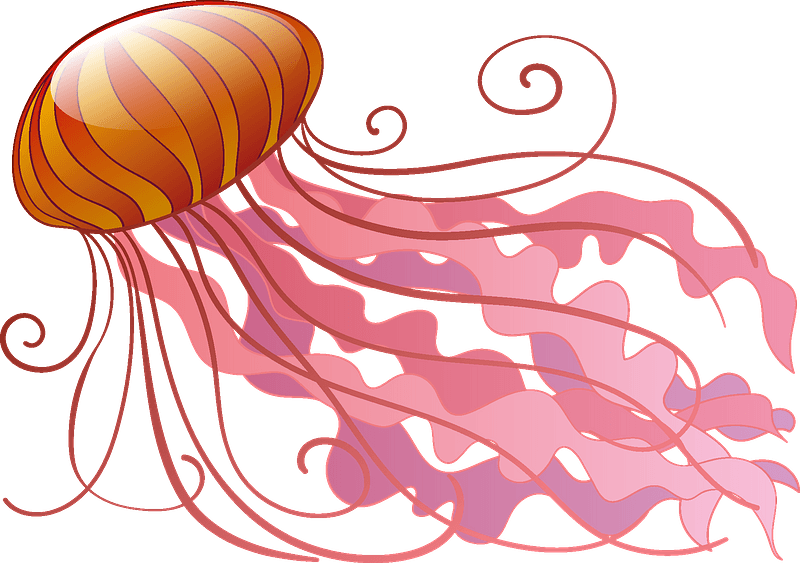 Detail Jellyfish Clipart Transparent Nomer 21