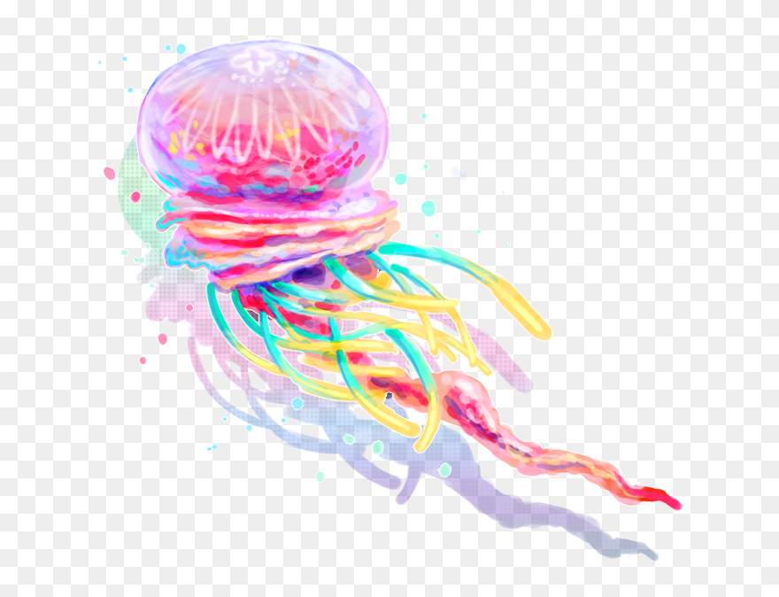 Detail Jellyfish Clipart Transparent Nomer 33