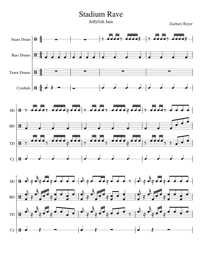 Detail Jellyfish Jam Sheet Music Nomer 4