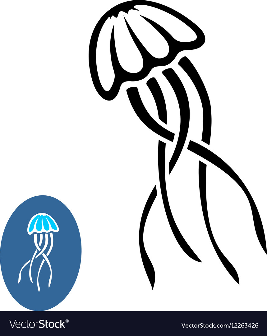 Detail Jellyfish Silhouette Vector Nomer 17