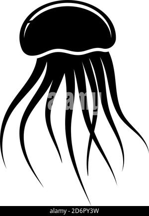 Detail Jellyfish Silhouette Vector Nomer 30