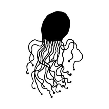 Detail Jellyfish Silhouette Vector Nomer 53