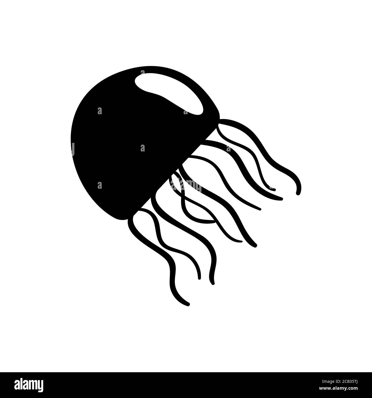 Detail Jellyfish Silhouette Vector Nomer 54