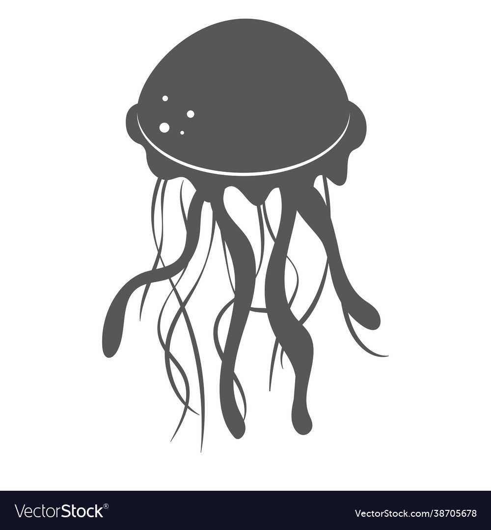 Detail Jellyfish Silhouette Vector Nomer 57