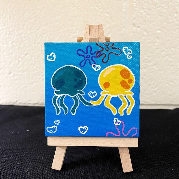 Detail Jellyfish Spongebob Painting Nomer 2