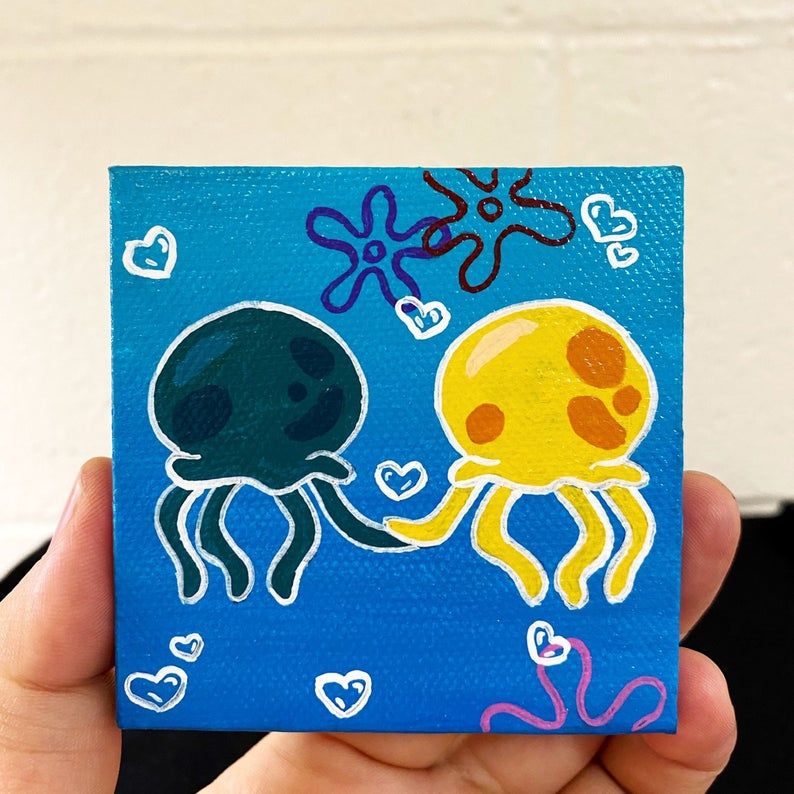 Detail Jellyfish Spongebob Painting Nomer 5