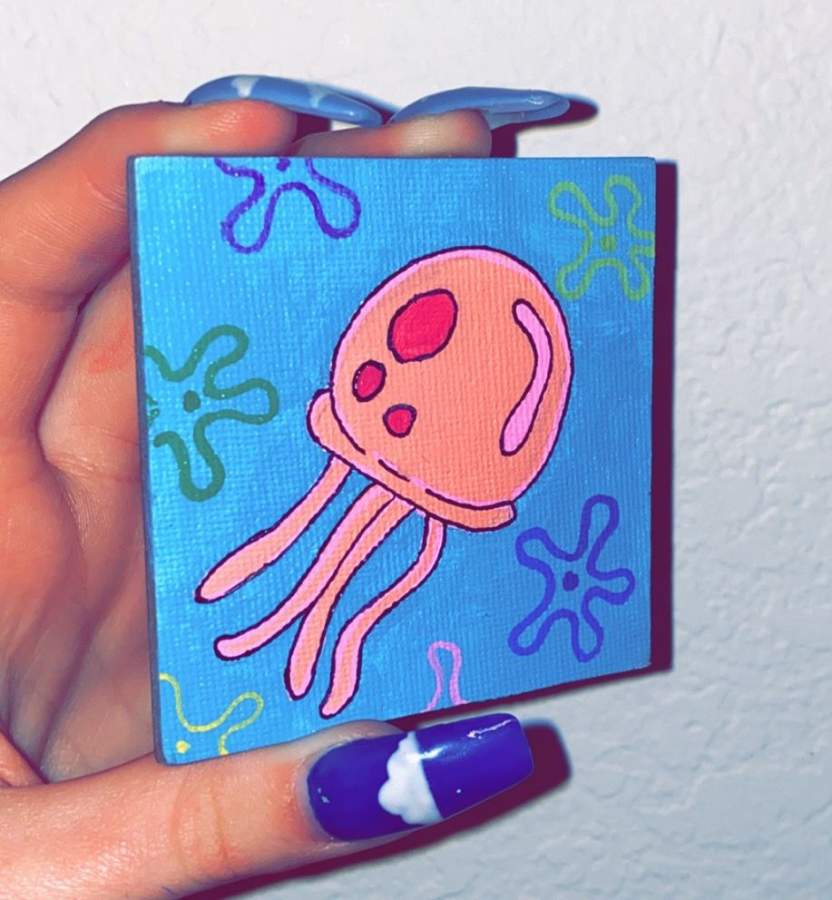 Detail Jellyfish Spongebob Painting Nomer 7