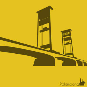 Detail Jembatan Ampera Palembang Vector Nomer 26