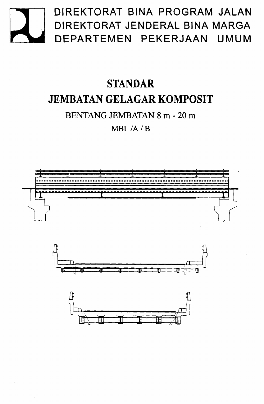 Detail Jembatan Gelagar Baja Nomer 26