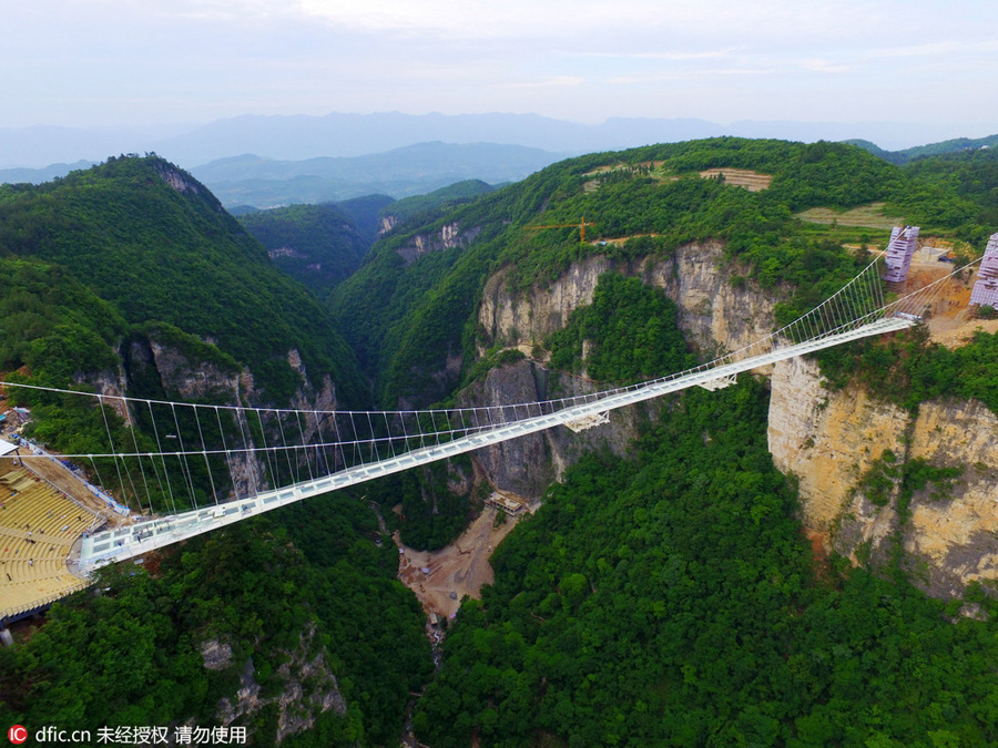 Detail Jembatan Kaca Zhang Jia Jie Nomer 43