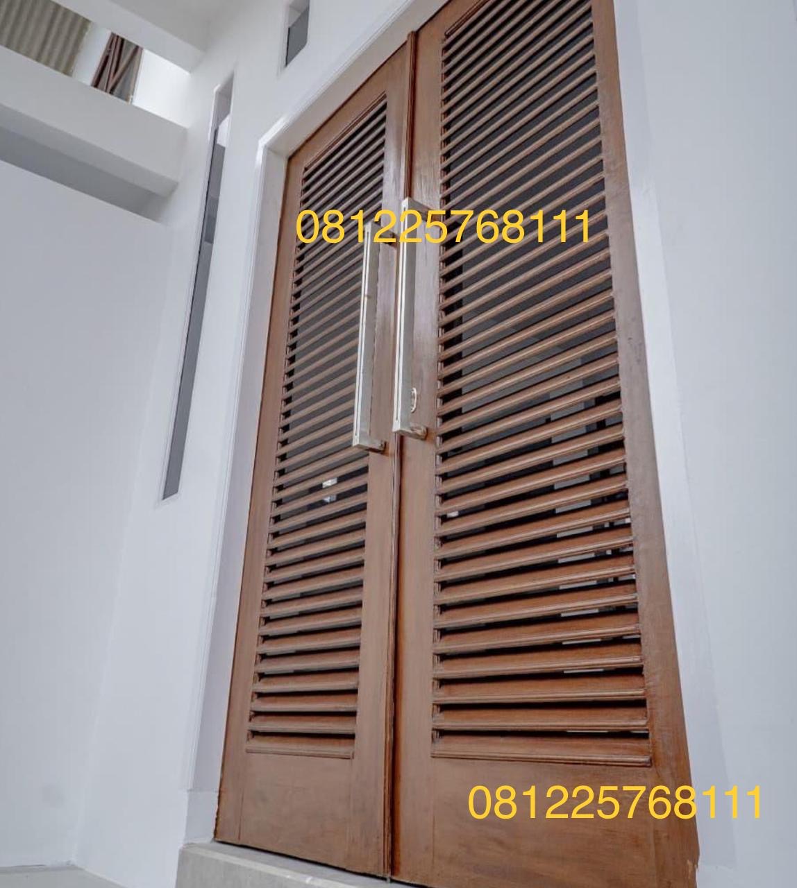 Detail Jendela Jalusi Kayu Nomer 40