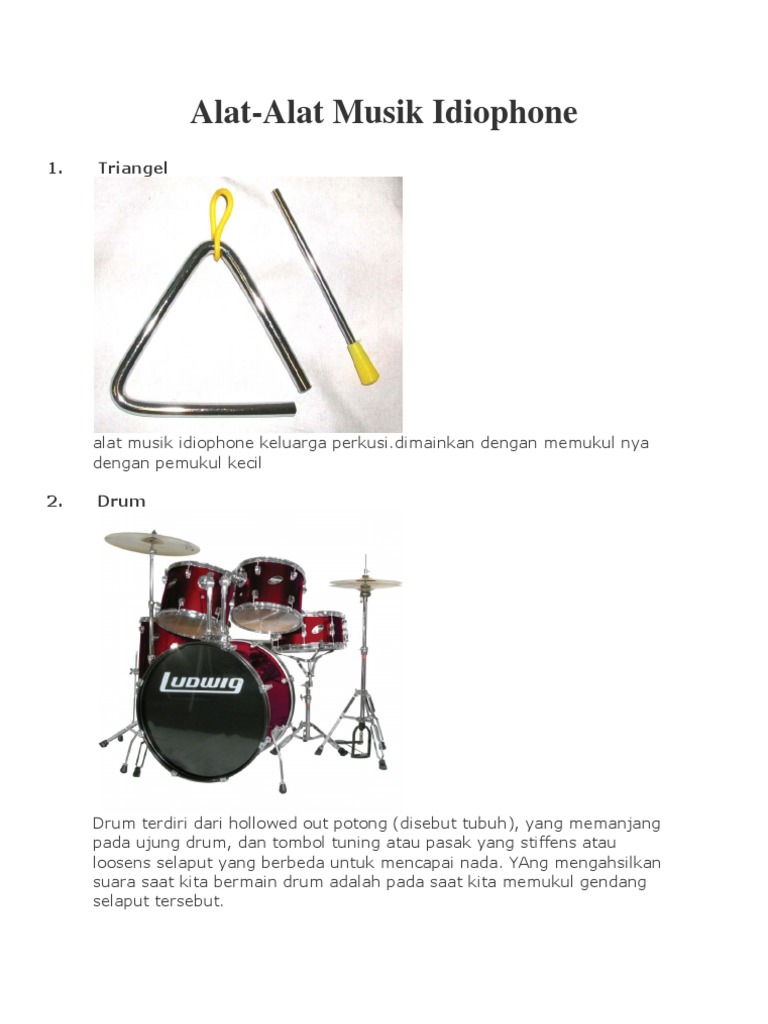 Detail Jenis Alat Musik Idiophone Nomer 30