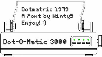 Detail Jenis Font Dot Matrix Nomer 31