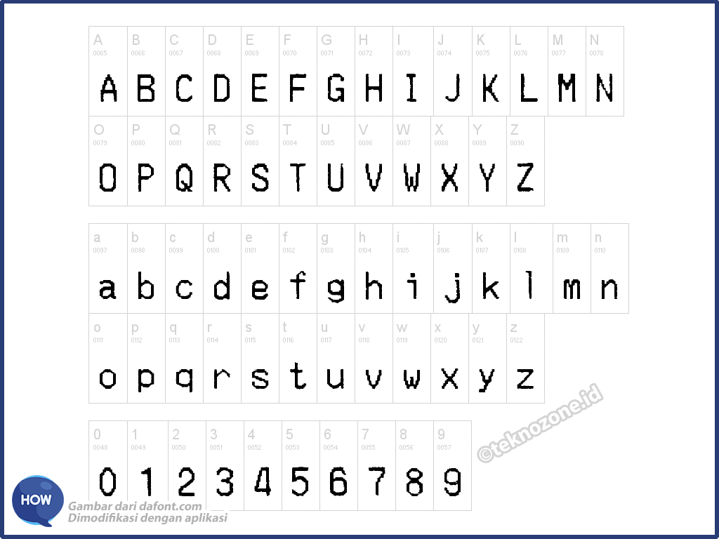 Detail Jenis Font Dot Matrix Nomer 35
