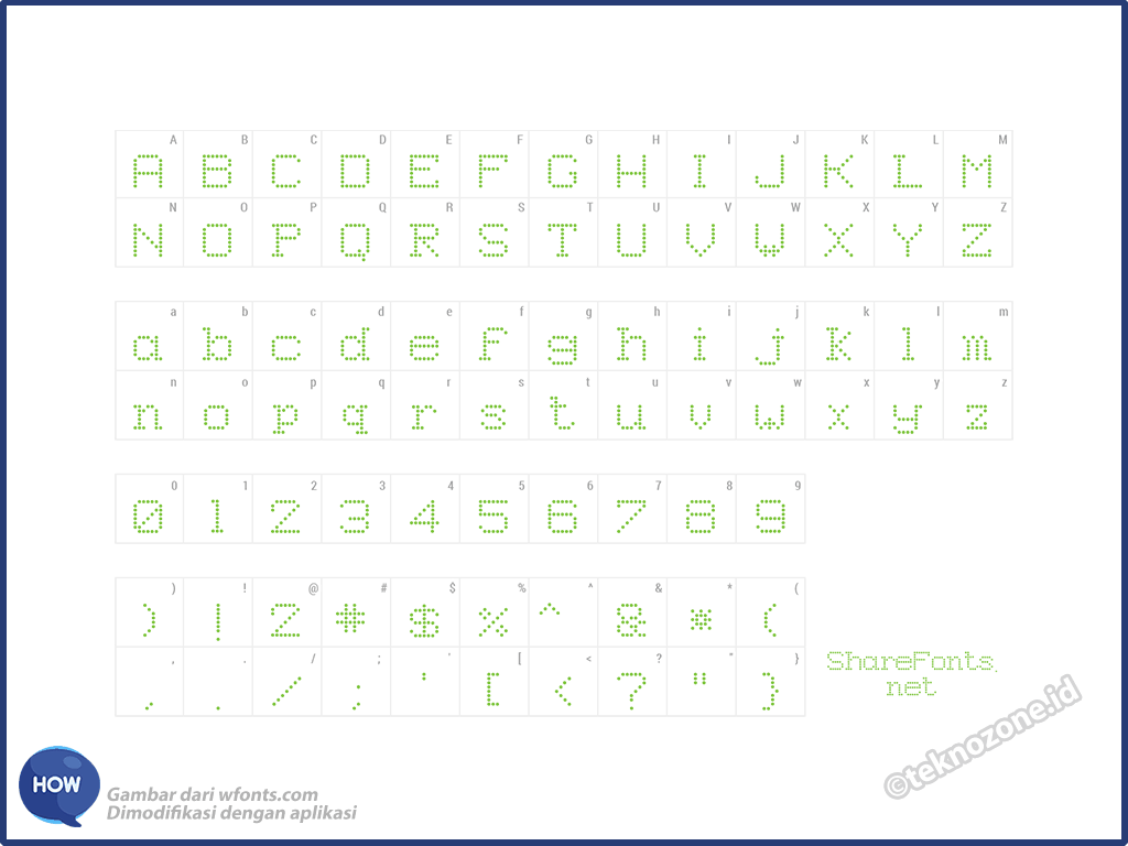 Detail Jenis Font Dot Matrix Nomer 46