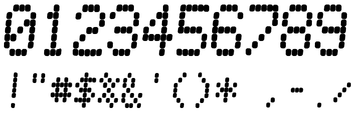 Detail Jenis Font Dot Matrix Nomer 50