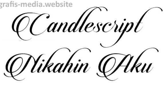 Detail Jenis Font Font Undangan Nomer 3