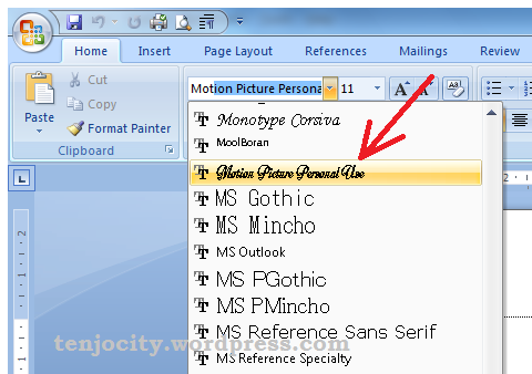 Detail Jenis Huruf Di Microsoft Word Nomer 18