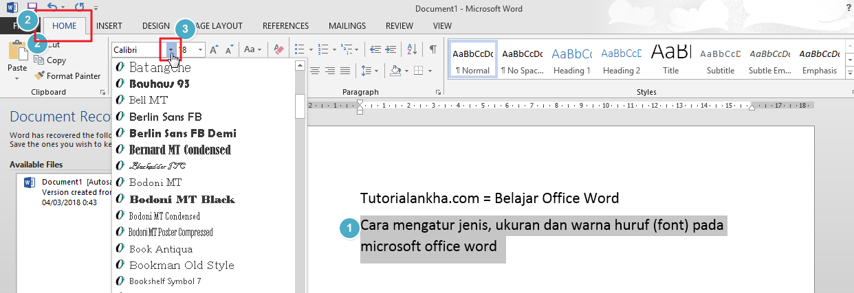 Download Jenis Huruf Di Microsoft Word Nomer 20