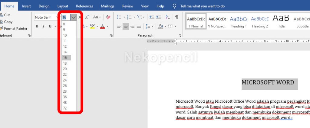 Detail Jenis Huruf Di Microsoft Word Nomer 35