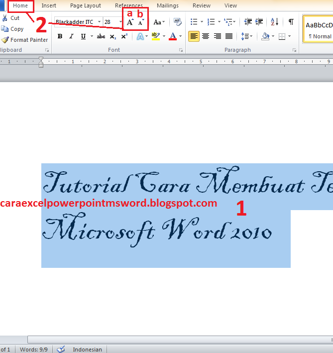 Detail Jenis Huruf Di Microsoft Word Nomer 45