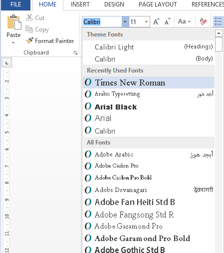 Detail Jenis Huruf Microsoft Word Yang Bagus Nomer 51