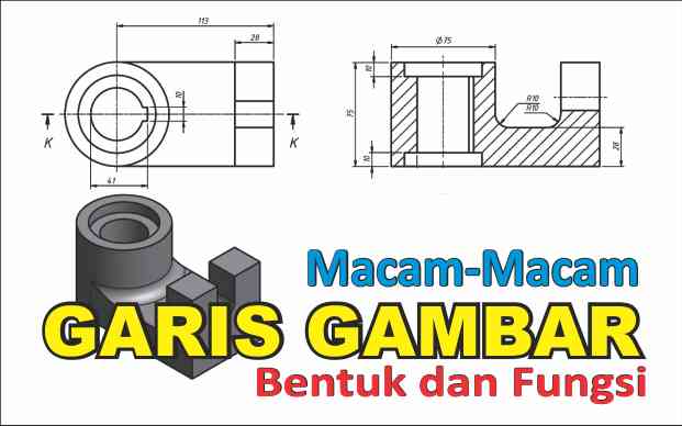 Detail Jenis Jenis Garis Gambar Teknik Nomer 23