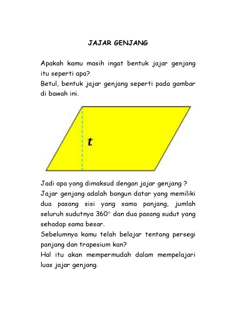 Detail Jenis Jenis Jajar Genjang Nomer 32