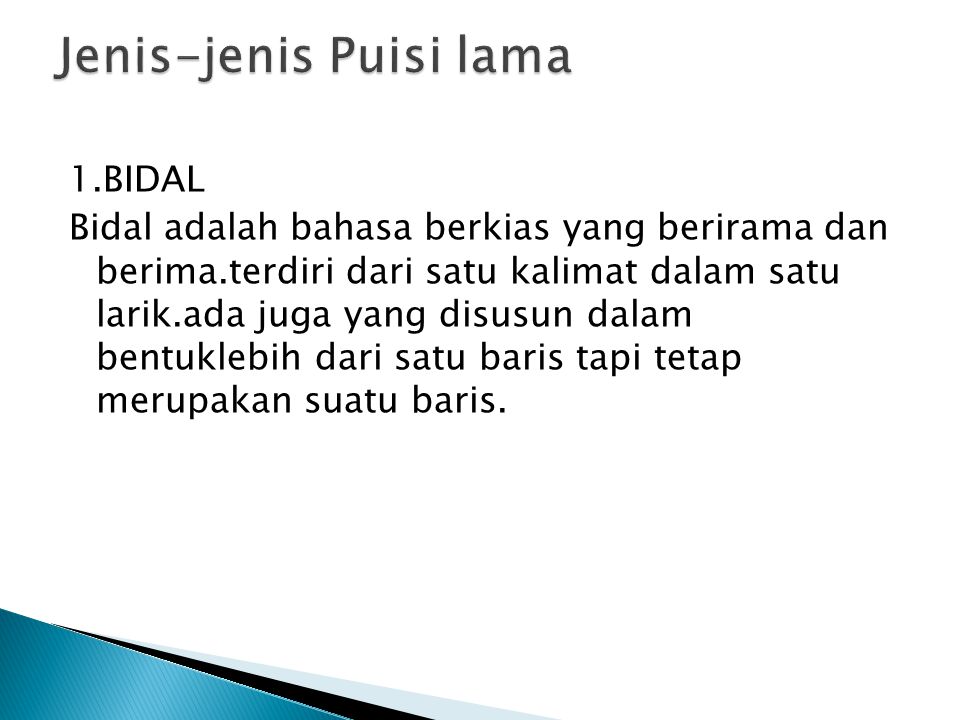 Detail Jenis Jenis Puisi Nomer 54