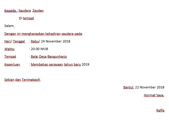 Detail Jenis Jenis Surat Nomer 20