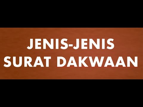 Detail Jenis Jenis Surat Dakwaan Nomer 39