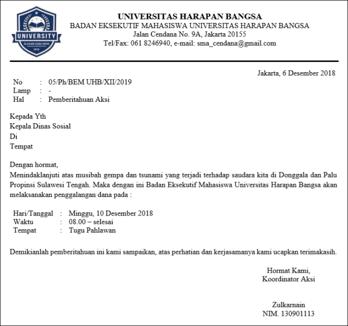 Detail Jenis Surat Resmi Nomer 4