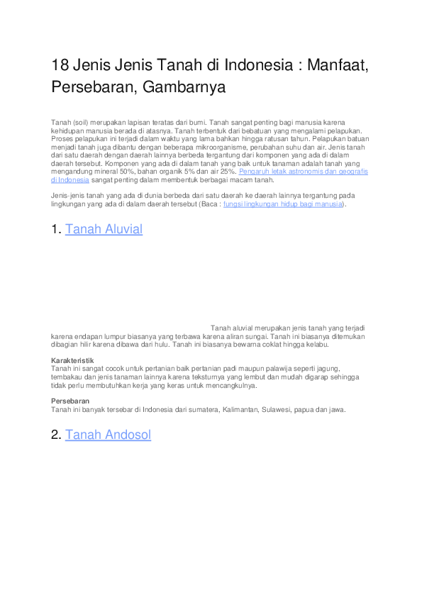 Detail Jenis Tanah Di Indonesia Dan Gambarnya Nomer 51