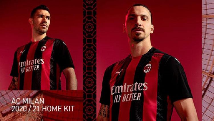 Detail Jersey Ac Milan Terbaru Nomer 37