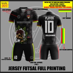 Detail Jersey Futsal Keren 2020 Nomer 54