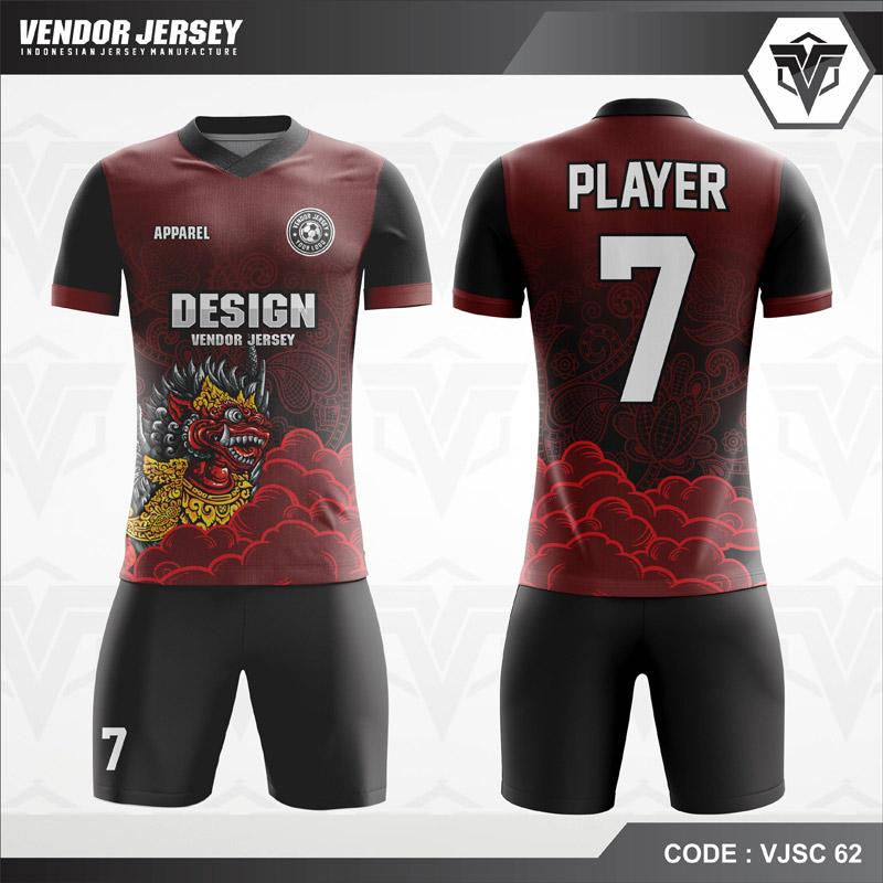 Detail Jersey Futsal Motif Wayang Nomer 20