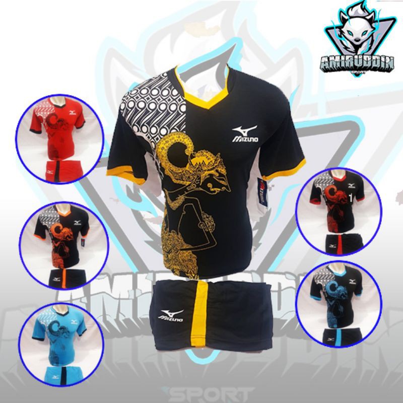 Detail Jersey Futsal Motif Wayang Nomer 23