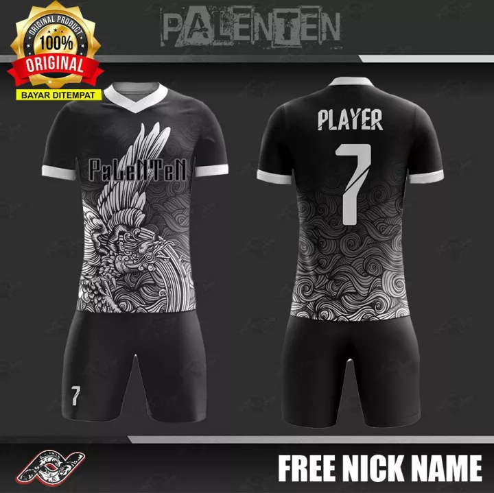 Detail Jersey Futsal Motif Wayang Nomer 49