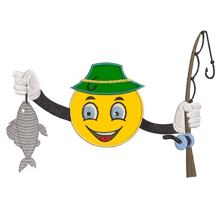 Detail Angler Smiley Nomer 6