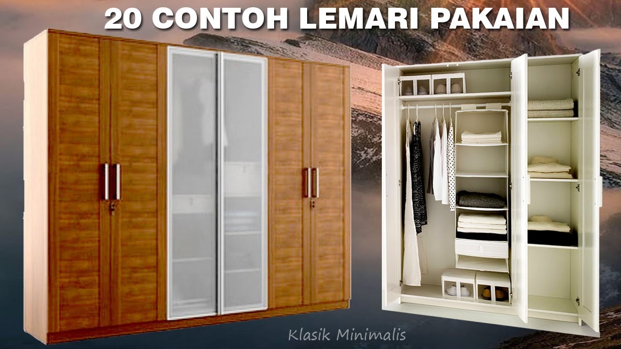 Detail Desain Lemari Pakaian Minimalis Nomer 21