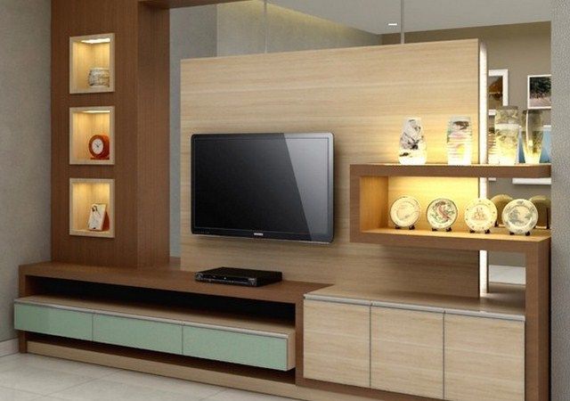 Detail Desain Lemari Tv Minimalis Modern Nomer 2